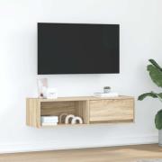 vidaXL TV-bänk sonoma ek 100x31x25,5 cm konstruerat trä