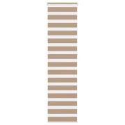 vidaXL Rullgardin zebra 60x230 cm tyg bredd 55,9 cm polyester