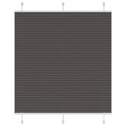 vidaXL Plisserad persienn svart 115x150 cm tyg bredd 114,4cm polyester