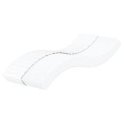 vidaXL Skummadrass vit 100x210 cm hårdhet H2 H3