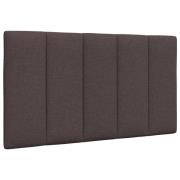 vidaXL Headboard Cushion "Hanko" Dark Brown 90 cm Fabric