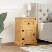 vidaXL Nattduksbord mexikansk Coronastil furu 53x39x66 cm