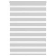 vidaXL Rullgardin zebra ljusgrå 95x150 cm tyg bredd 90,9 cm polyester