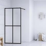 vidaXL Duschvägg till duschkabin härdat frostat glas 118x190 cm