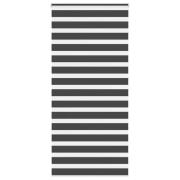 vidaXL Rullgardin zebra svart 115x230 cm tyg bredd 110,9 cm polyester