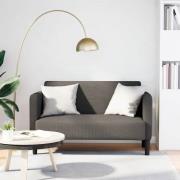 vidaXL Loveseat soffa ljusgrå 109 cm manchestertyg