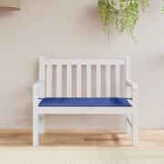 vidaXL Bänkdyna för trädgården kungsblå 120x50x4 cm oxfordtyg