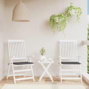 vidaXL Stolsdynor 2 st antracit 50x50x4 cm oxfordtyg