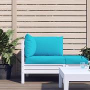 vidaXL Dynor till pallsoffa 3 st turkos Oxford-tyg