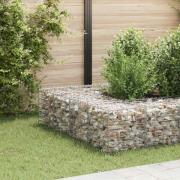 vidaXL Planteringsgabion upphöjd stål 40x40x40 cm