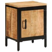 vidaXL Sängbord 40x30x52,5 cm massivt grovt mangoträ