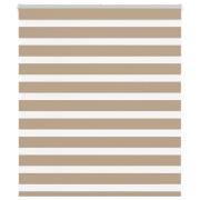 vidaXL Rullgardin zebra 135x150 cm tyg bredd 130,9 cm polyester