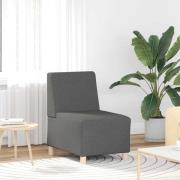 vidaXL Soffstol mörkgrå 55 cm tyg