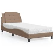 vidaXL Bed Frame without Mattress "Zadar" Dark Grey 152x203 cm Velvet