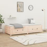vidaXL Dagbädd utan madrass 90x200 cm massiv furu