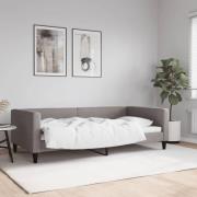 vidaXL Dagbädd taupe 100x200 cm tyg