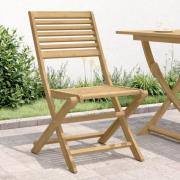 vidaXL Hopfällbara trädgårdsstolar 4 st 48,5x61,5x87 cm massiv akacia