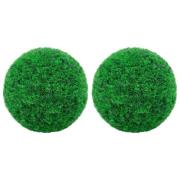 vidaXL Konstgjorda buxbombollar 2 st 52 cm