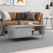 vidaXL Soffbord betonggrå 90x50x36,5 cm konstruerat trä