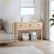 vidaXL Konsolbord 114x40x75 cm massiv furu