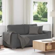 vidaXL Loveseat soffa mörkgrå 180x77x82 cm manchestertyg
