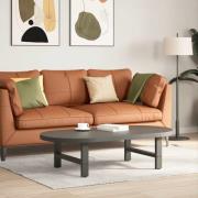 vidaXL Soffbordsben antracit 2 st 70x(30-31) cm stål