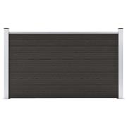 vidaXL Staketpanel WPC 180x105 cm svart