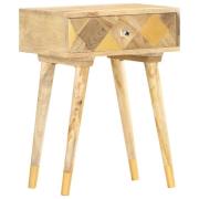 vidaXL Sängbord 43x30x58 cm massivt mangoträ