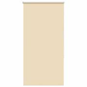 vidaXL Rullgardin mörkläggningsbar beige 70x150 cm tyg bredd 65,7 cm