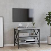 vidaXL Tv-bänk grå sonoma 60x40x50 cm konstruerat trä