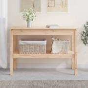 vidaXL Konsolbord 110x40x75 cm massiv furu