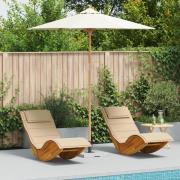 vidaXL Uteplatsparaply Gräddvit 240x260 cm i bambu