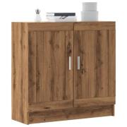 vidaXL Bokhylla artisan ek 82,5x30,5x80 cm konstruerat trä