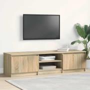 vidaXL Tv-bänk sonoma-ek 140x40x35,5 cm konstruerat trä