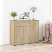 vidaXL Skänk sonoma-ek 88x30x70 cm konstruerat trä