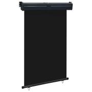 vidaXL Balkongmarkis 125x250 cm svart