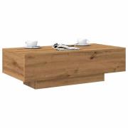 vidaXL Soffbord artisan ek 100x49,5x31 cm konstruerat trä