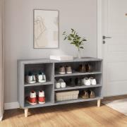 vidaXL Skoskåp grå sonoma 102x36x60 cm konstruerat trä