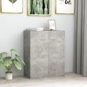 vidaXL Skänk betonggrå 60x30x75 cm konstruerat trä