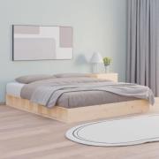 vidaXL Sängram 160x200 cm massivt trä