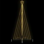vidaXL LED julgran 570 LEDs varmvit 399 cm