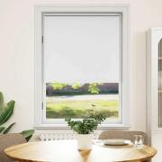 vidaXL Rullgardin för mörkläggning 120 x 175 cm vit
