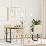 vidaXL Matstolar 4 st linnetyg