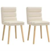 vidaXL Matstolar 2 st linnetyg