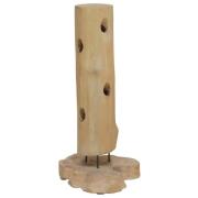 vidaXL Vinställ för 8 flaskor 40x30x80 cm massiv teak