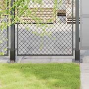 vidaXL Stolpbaser fyrkant 4 st antracit 71x71 mm pulverlackerat stål