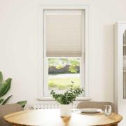 vidaXL Plisségardin 40x150 cm gräddvit