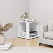 vidaXL Sidobord vit 33x33x34,5 cm konstruerat trä