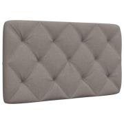 vidaXL Headboard Cushion Taupe 80 cm Fabric