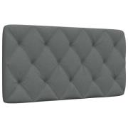 vidaXL Headboard Cushion Dark Grey 100 cm Fabric